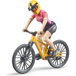 Vélo tout-terrain avec figurine cycliste - Bruder - 63111 - Extérieur - Mixte - 4 ans et plus