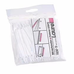 Wedo 126 183000, Pince-note, Blanc, 20 feuilles, Polypropylène (PP), 8 mm, 115 mm