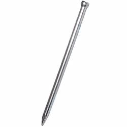 Dresselhaus WGR 4301, Clou de finition, Acier zingué, Tête ronde, Acier inoxydable, 35 mm, 1,4 mm