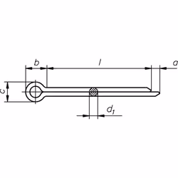 Dresselhaus WGR 1507 Goupille fendue 100 pièce(s)