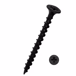 Dresselhaus WGR 6535, Kit de vissage, Cloison sèche, Tête ronde, Noir, 35 mm, 3,9 mm