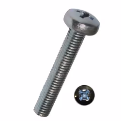 Dresselhaus WGR 0470, Boulon, Acier zingué, Universel, Utilité générale, M3, Filetage complet