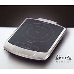 Rommelsbacher CT 2203/TC plaque Noir, Acier inoxydable Comptoir Céramique 1 zone(s)