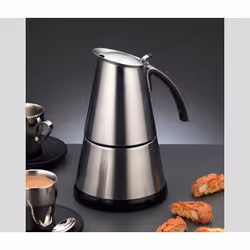 Rommelsbacher EKO 364/E, Cafetière moka électrique, 365 W, Acier inoxydable