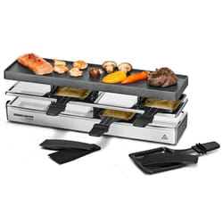 Rommelsbacher RC 800 raclette 4 personne(s) 795 W Noir, Argent