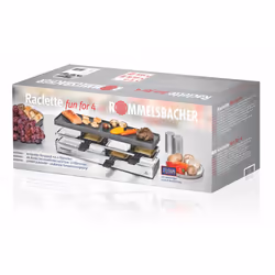 Rommelsbacher RC 800 raclette 4 personne(s) 795 W Noir, Argent - Vue supplémentaire 4