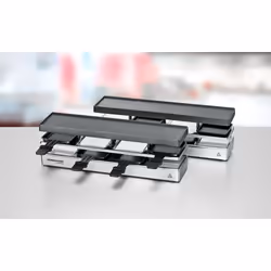 Rommelsbacher RC 1600 raclette 8 personne(s) 795 W Noir, Argent