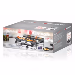 Rommelsbacher RC 1600 raclette 8 personne(s) 795 W Noir, Argent - Vue supplémentaire 5
