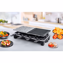 Rommelsbacher RCS 1350 raclette 8 personne(s) 1350 W Noir, Acier inoxydable - Vue supplémentaire 8