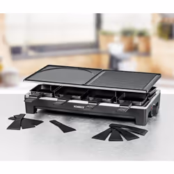 Rommelsbacher RCS 1350 raclette 8 personne(s) 1350 W Noir, Acier inoxydable - Vue supplémentaire 9