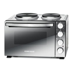 Rommelsbacher KM 3300 four et cuisinière Plaque de cuisson de table Plaque scellée Noir, Argent