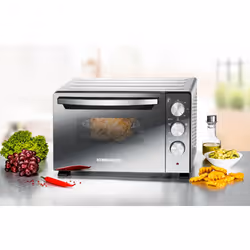 Rommelsbacher BGS 1400 Grille-pain four 22 L Noir, Argent Grill