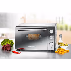 Rommelsbacher BGS 1500 Grille-pain four 30 L Noir, Argent Grill - Vue supplémentaire 4
