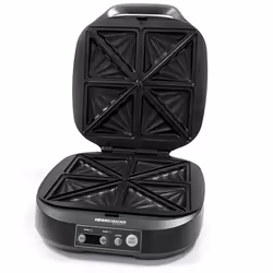 Rommelsbacher ST 1800 gaufrier et appareil à croque-monsieur 1800 W Noir