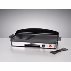 Rommelsbacher BBQ 2003, Noir, Argent, Pose libre, Acier inoxydable, 2 zone(s), Aluminium, 500 x 250 mm