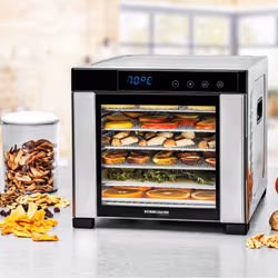 Rommelsbacher DA 900 déshydrateur alimentaire Noir, Acier inoxydable 600 W