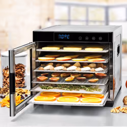 Rommelsbacher DA 900 déshydrateur alimentaire Noir, Acier inoxydable 600 W