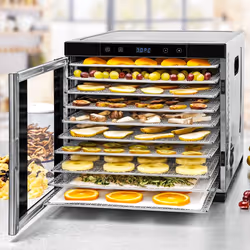 Rommelsbacher DA 1000 déshydrateur alimentaire Noir, Acier inoxydable 1000 W