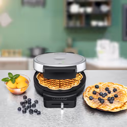 Rommelsbacher WA 850 moule à gauffres 1 gauffre(s) 850 W Noir, Argent