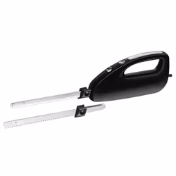 Rommelsbacher EM 150, Noir, Acier inoxydable, Pain, Viande, Pâtisserie, Lame crantée, 15 cm, 120 W, Secteur