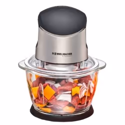 Rommelsbacher MZ 400, 1 L, Noir, Acier inoxydable, Verre, Acier inoxydable, CE, 400 W