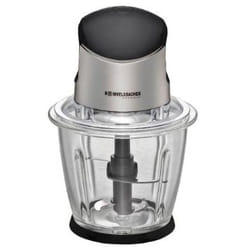 Rommelsbacher MZ 500 hachoir électrique 1,5 L 500 W Noir, Acier inoxydable