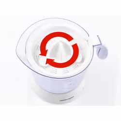 Rommelsbacher ZP 40 presse-agrumes Centrifugeuse 40 W Transparent, Blanc - Vue supplémentaire 8