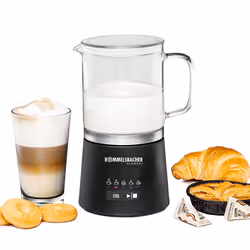 Rommelsbacher MS 625 Mousseur et réchauffeur de lait Automatique Noir, Acier inoxydable