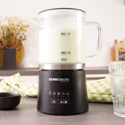 Rommelsbacher MS 625 Mousseur et réchauffeur de lait Automatique Noir, Acier inoxydable - Vue supplémentaire 5