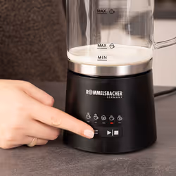 Rommelsbacher MS 625 Mousseur et réchauffeur de lait Automatique Noir, Acier inoxydable - Vue supplémentaire 7