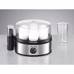 Rommelsbacher ER 400 cuiseur d'oeufs 7 œufs 400 W Noir, Acier inoxydable, Transparent - Vue supplémentaire 4