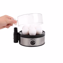 Rommelsbacher ER 400 cuiseur d'oeufs 7 œufs 400 W Noir, Acier inoxydable, Transparent - Vue supplémentaire 5