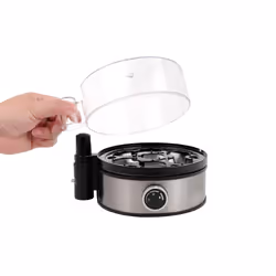 Rommelsbacher ER 400 cuiseur d'oeufs 7 œufs 400 W Noir, Acier inoxydable, Transparent - Vue supplémentaire 6