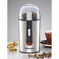 Rommelsbacher EKM 150 appareil à moudre le café 150 W Noir, Acier inoxydable
