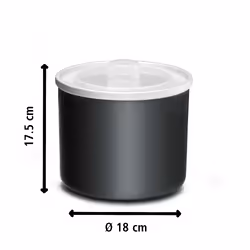 Rommelsbacher IM 12 sorbetière Sorbetière traditionnelle 1,5 L Noir, Acier inoxydable - Vue supplémentaire 9