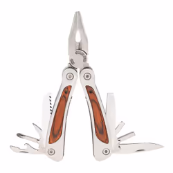 Herbertz 107600, Bois, Cuir, Marron, Argent, 165 mm, 284 g