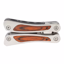 Herbertz 107600 pince multi-outils Format de poche 8 outils Marron, Argent
