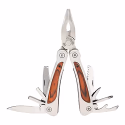 Herbertz 107600 pince multi-outils Format de poche 8 outils Marron, Argent