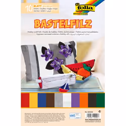 Folia 520430, Kit, Feutrage, Feutrine, Bleu, Garçon/Fille, 20 cm
