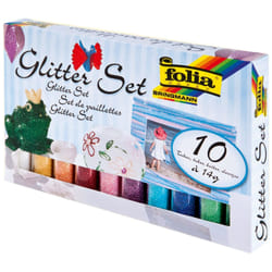 Folia 57807 paillette Kit de crayons à paillettes