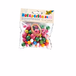 Folia 2297, Kit de loisirs créatifs pour enfants, Bois, Multicolore, 84 pièce(s)