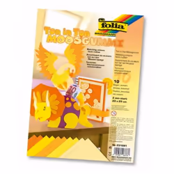 Folia 231091, Jaune, 2 mm, 20 cm, 29 cm, 10 feuilles