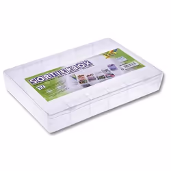 Boîte de rangement en plastique 17 compartiments