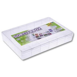 Boîte de rangement en plastique 17 compartiments