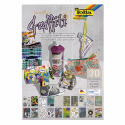 Folia 48349, papier d'art, 270 g/m², 20 feuilles