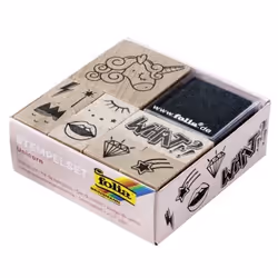 Folia 31102, Kit de tampons pour enfants, Bois
