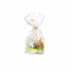 Folia 476, Sac emballage cadeau, Multicolore, Transparent, Motif, Polypropylène (PP), Pâques, 145 mm