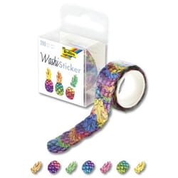 Folia Washi Sticker autocollant décoratif Papier Multicolore 200 pièce(s)