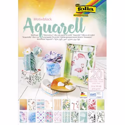 Folia 48749, papier d'art, 270 g/m², 20 feuilles