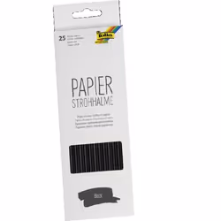Folia 12590, Noir, Papier, 200 mm, 6 mm, 25 pièce(s), Boîte